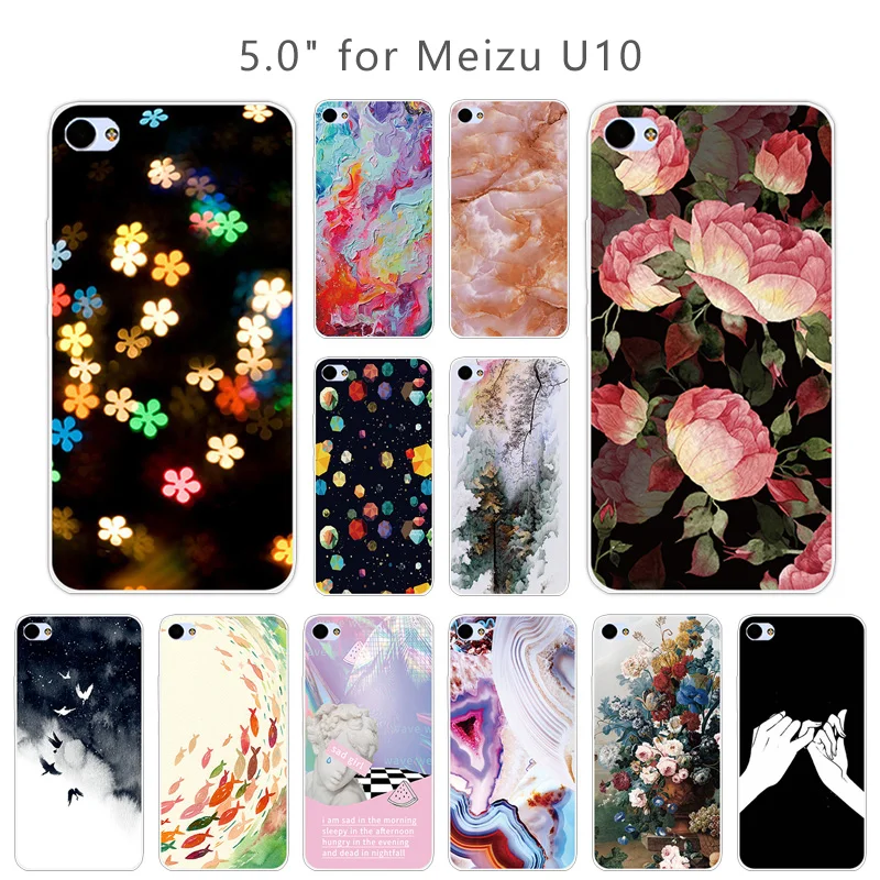 Мягкий чехол из ТПУ для Meizu Meilan U10 U 10 прозрачный мягкий силиконовый чехол-накладка