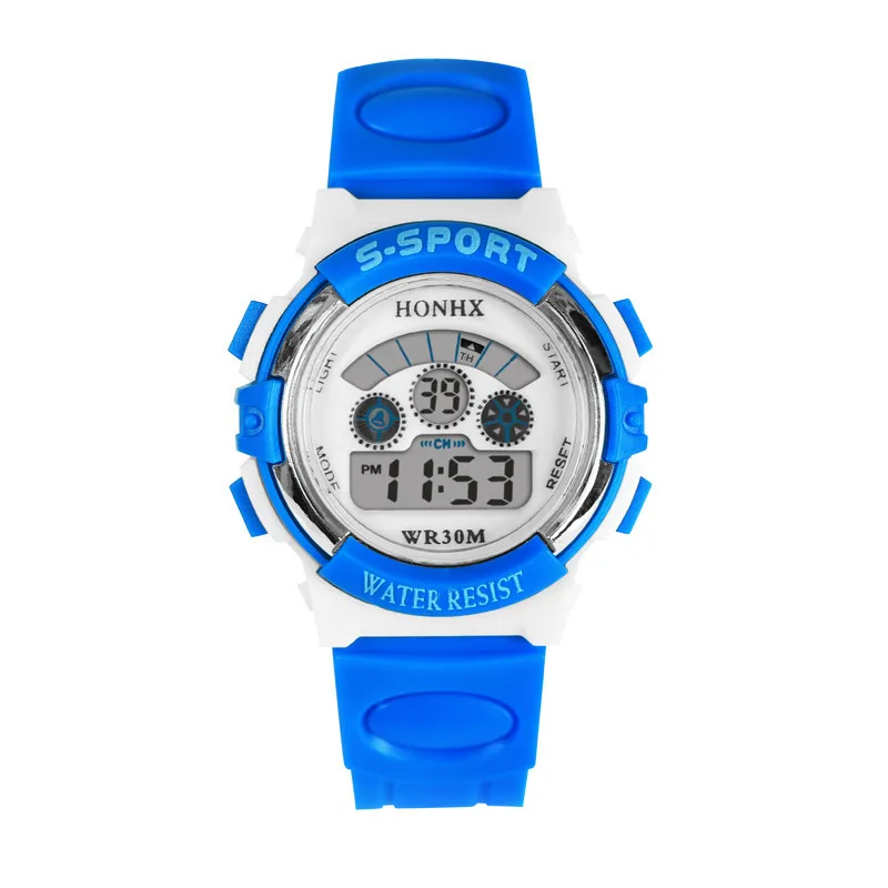 2018 hot font b Children b font Boy Digital LED Quartz Alarm Date Sports Wrist font