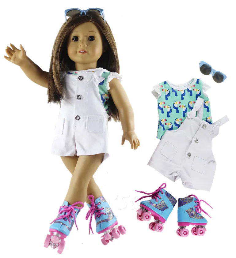 

2019 Newest Fashion Doll Clothes Set Toy Clothing for 18" American Doll Casual Clothes Many Style for Choice