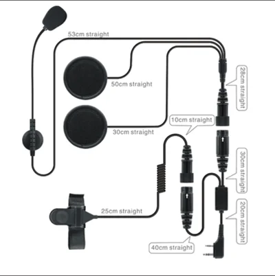 Моторное крепление для камеры Go Pro Наушники K plug 2 контакта для Kenwood Baofeng, tyt, quansheng, puxing, tonfa и т. д. рация для водителя