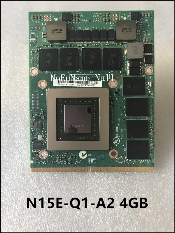 para Dell M6700 M6800 hp 8770w Zbook17 g1 g2 N15e-q1-a2 Cn0xjppg 4g K3100 K3100m Gráfico Cartão de Teste 100% Novo Cartões para acréscimos - Imagem 2