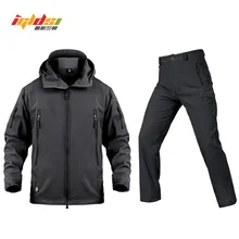 Мужская Тактическая Военная Униформа куртка и брюки Водонепроницаемая армейская Боевая форма тактические брюки мужские камуфляжные охотничий жилет XS-3XL