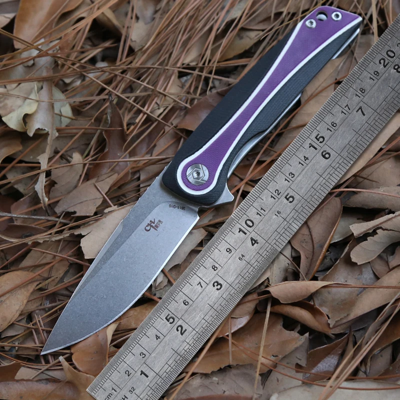 

CH 3511 ball bearing Folding knife D2 blade G10 handle tactical Outdoor suvival camping Hunting Pocket knives EDC Tools