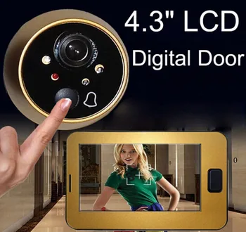 

4.3 Inch Screen Doorbell Electrical 140 Degree Door Bell with No Disturb Function