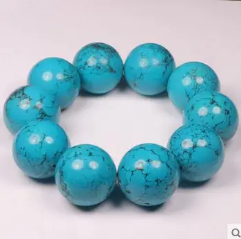 

Ore Turquoise Hand String Balls, Beads, Scattered Pearls, High Porcelain, High Blue Buddha and Pearl Text Playing with Ore Brace