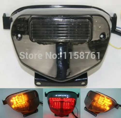 

Free Shipping Tail Brake Turn Signals Integrated Light Smoke 2001-2002 For SUZUKI GSXR 1000 K1 GSXR 600 GSXR-750 2000-2003
