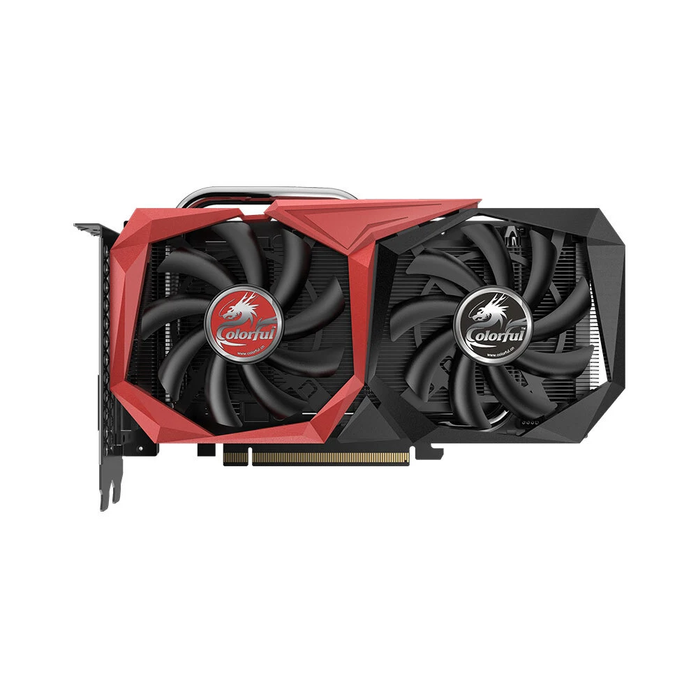 Красочная видеокарта Battleaxe GeForce GTX 1660 Ti NB 6G GDDR6 8Pin TU116 DP+ HD+ DVI 192bit для геймерского компьютера