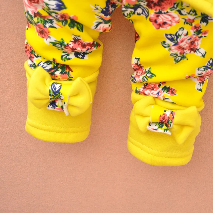6 Bibihou 2017 baby girls warm winter suit thicken clothing sets children's hoodies set kids clothes set children christmas outfit