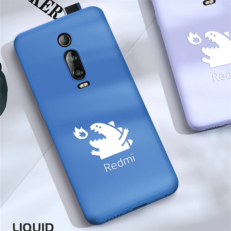 

Redmi k20 case Liquid Silicone Protective cover for Monster Specail Edition soft slim case for Xiaomi redmi K20 pro Mi 9t cases