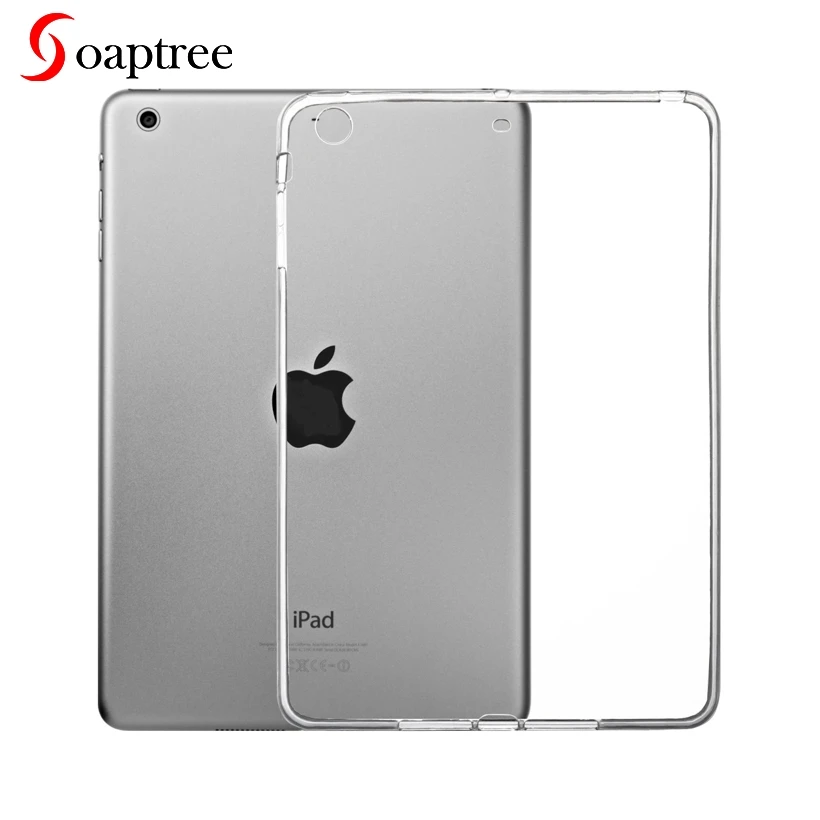 

Tablet Case For AppleiPad Mini 1 2 3 Case Transparent Soft Silicone Ultra-thin Cover For iPadMini 1 2 3 Cover Back Coque