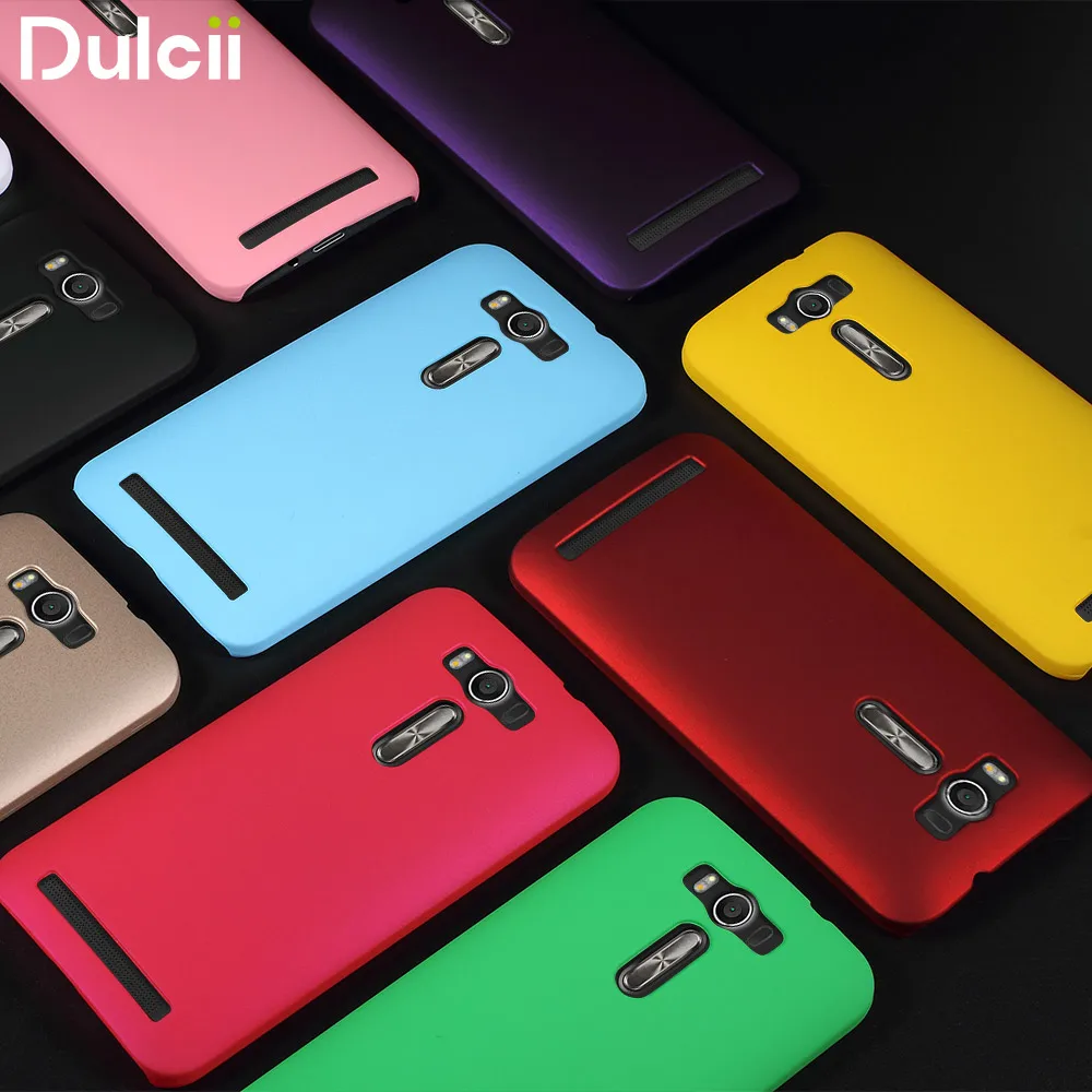 Dulcii для Asus Zenfone 2 Laser ZE500KG ZE500KL чехол прорезиненный ПК Жесткий Чехол 5.0-inch-черный |
