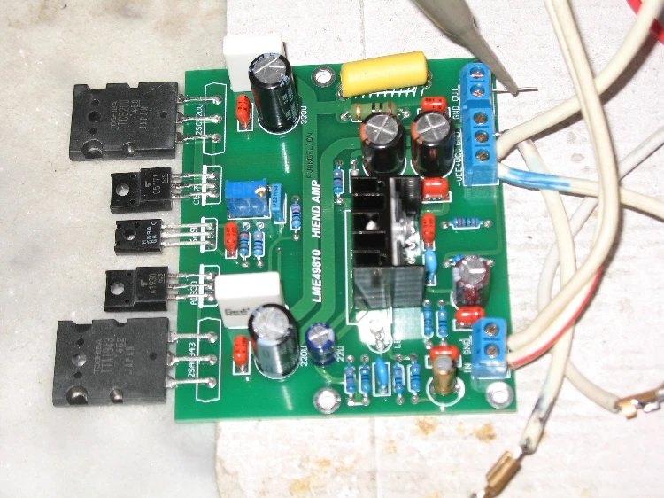 LME49810 100 W kit Amplificador Mono 8ohm com TTA1943 TTC5200