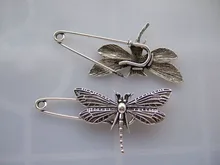 10pcs Kilt Scarf Shawl Strong Metal Large Safety Dragonfly Brooch Pin Skirt Knitted 50mm