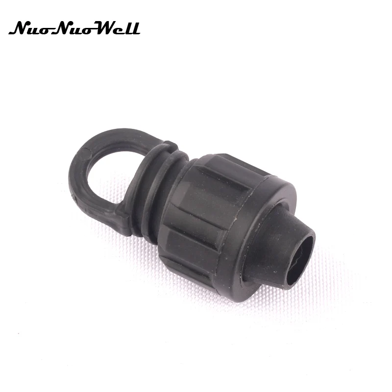 

50pcs NuoNuoWell 5/8" 16mm Hose End Drip Tape Lock Connector for Garden Agricultural Drip Irrigation Watering Pipe Plug Fittings