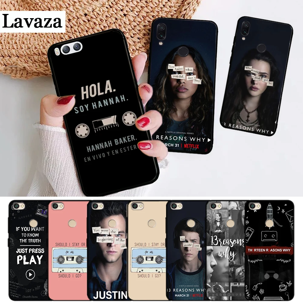 Lavaza 13 причин почему новый дизайн силиконовый чехол для Xiaomi Redmi 4A 4X 5 5A 6 6A 7 7A 8 8A K20 Pro