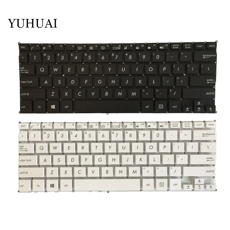 

NEW English Keyboard FOR ASUS X205 X205T X205TA E202 E202S E205 E202MA TP201SA US laptop keyboard Black and White