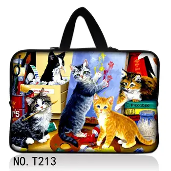 

13" Painting Cat Soft Neoprene Laptop Sleeve Bag Case For 13.3" Apple Macbook Pro,Air