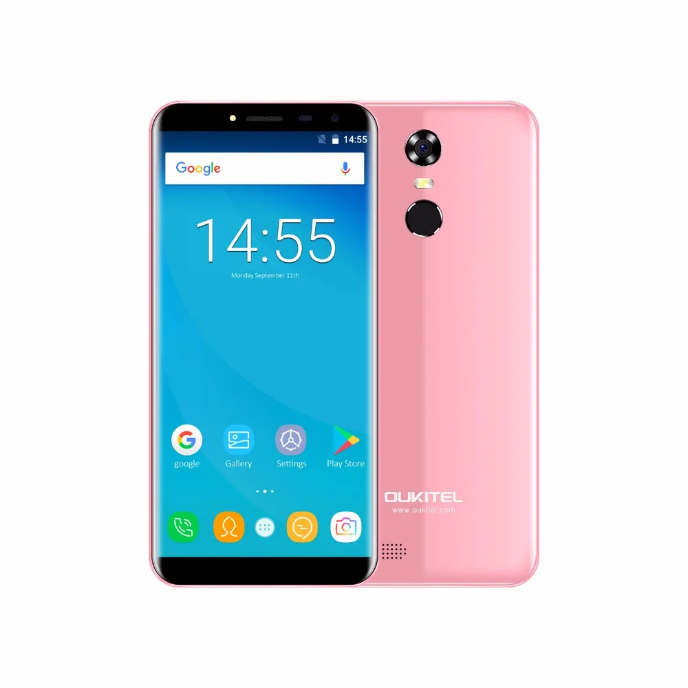 Oukitel C8 18:9 Дисплей 5.5 &quotСмартфон Android 7.0 MT6580A 4 ядра 3000 мАч 2 ГБ + 16 отпечатков пальцев