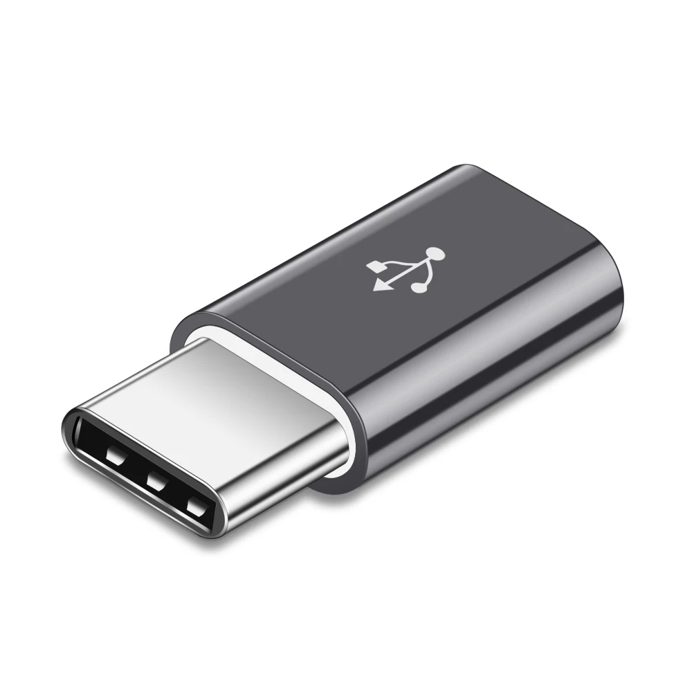 Олаф USB кабель для телефона USB 3,0 адаптер type C Otg Microusb штекер для USB C type-c адаптер для samsung huawei Xiaomi macbook LG Nokia - Цвет: Gray