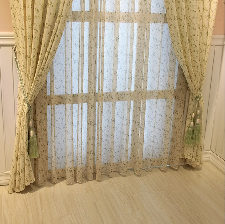 7stories Cotton Past Green Finished Western Style Modern Curtain 7stories Cotton Past Green Finished Western Style Modern Curtain Bedroom Living Room Curtains Custom Atmosphere Window Cloth In From Home