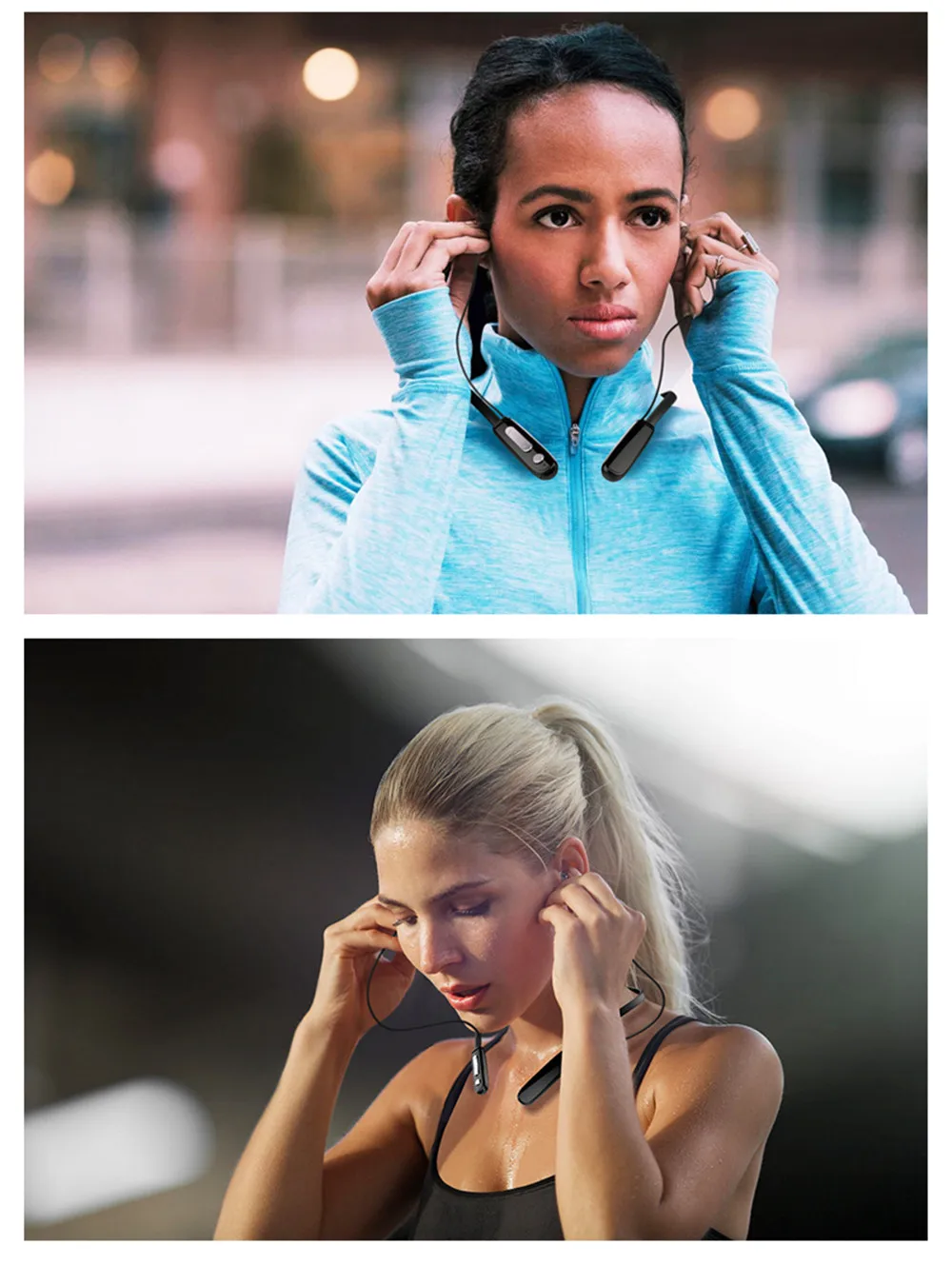 Askmeer Wireless Bluetooth Earphone with Microphone Handsfree Neckband Sport Stereo Earbuds Headset In Ear Earpiece for Xiao Huawei Android Phone (3)
