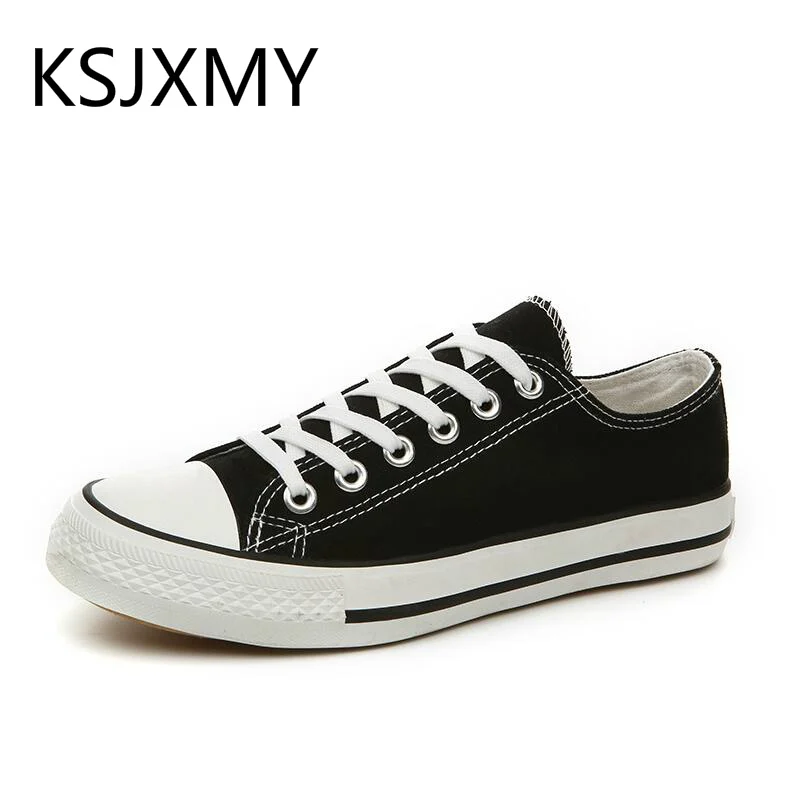 

New 2017 High Quality Fashion Unisex Low High help shoes Women Flats Casual Canvas Shoes Women Shoes