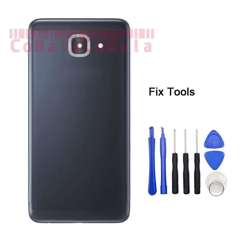 

LOVAIN 1Pcs For Samsung Galaxy J7 Max G615 Back Battery Cover Housing Rear Frame Bezel Door Replacement+Tools
