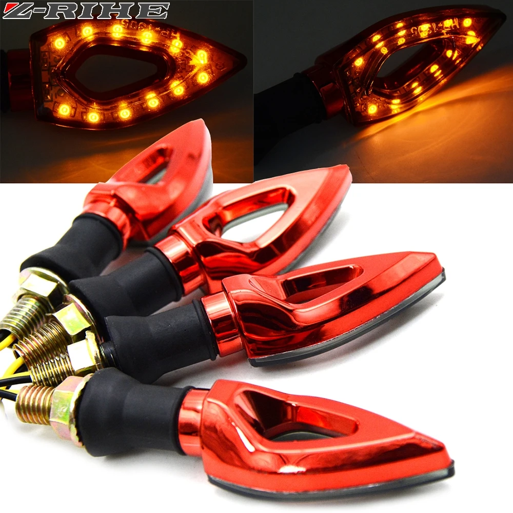 

Universal Hand Motorcycle LED Turn Signal Light Led blinker indicates lamp For ducati honda hyosung triumph ktm suzuki yamaha
