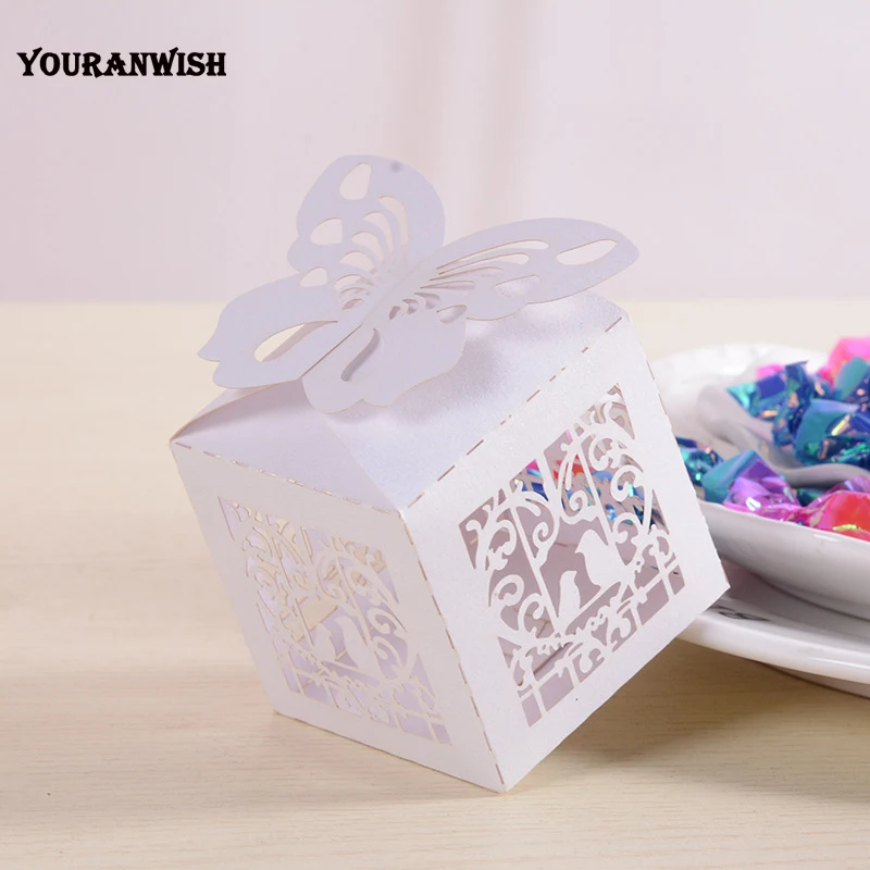 Youpanwish новинка 2019 роскошная Свадебная вечеринка жемчуг лазерной резки бумажная