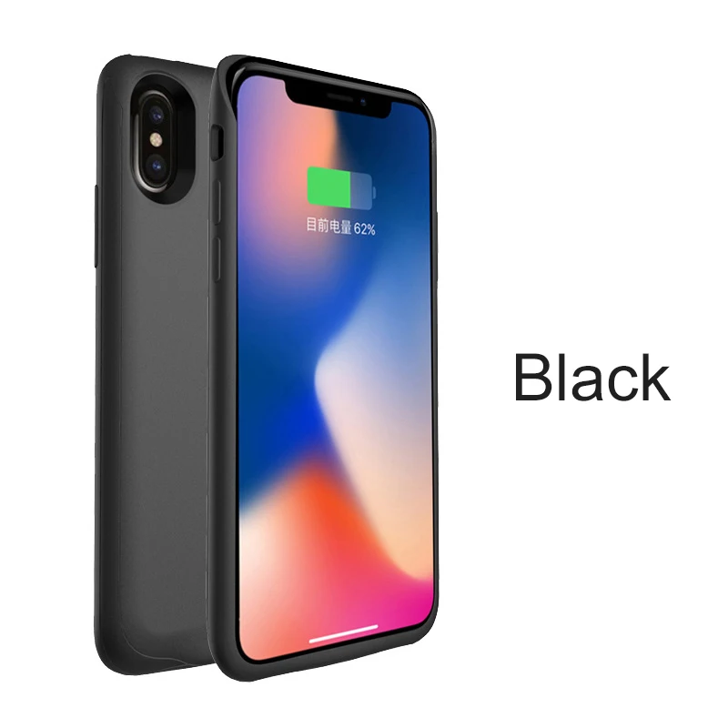 For iPhone X Battery Charger Case Charging Cases Cover 4000Mah Portable Power Bank External Pack Backup Case Dropshipping