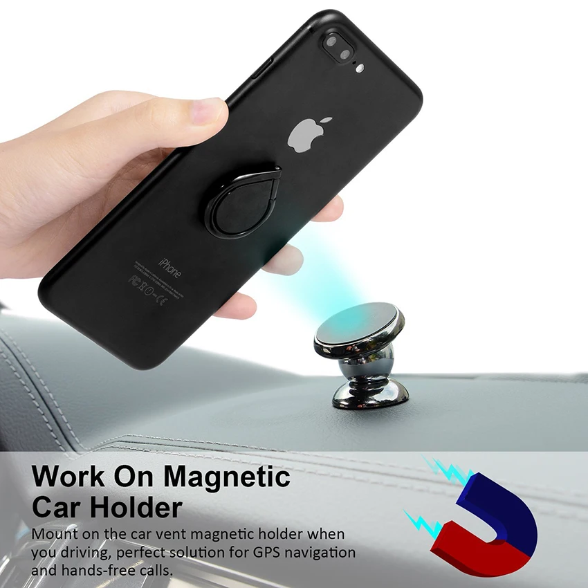 Универсальный стенд для колец на палец для iPhone X 8 Plus 7 6 S 6 Plus 5s samsung Galaxy S9 8 TISKE магнитный держатель для сотового телефона настольная подставка