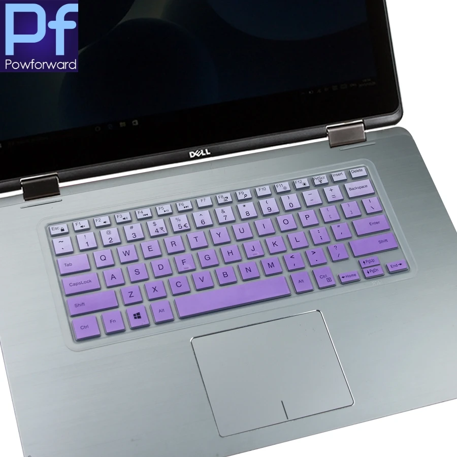 Силиконовый чехол для клавиатуры ноутбука Dell Inspiron 13 2018 Series 5000 5368 5378 5379 7000|Наклейки