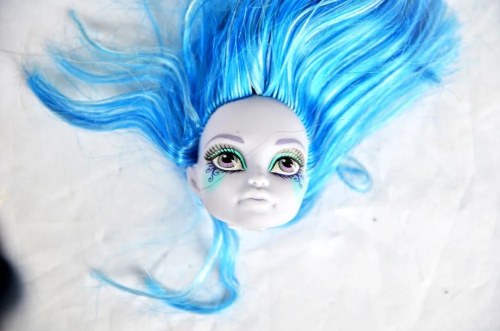 Голова куклы монстра с волосами ПВХ Devil коллекция ограниченная