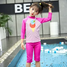 Купальный костюм для мальчиков, детский купальный костюм, детская одежда для малышей, детский купальный костюм с длинными рукавами для пляжа