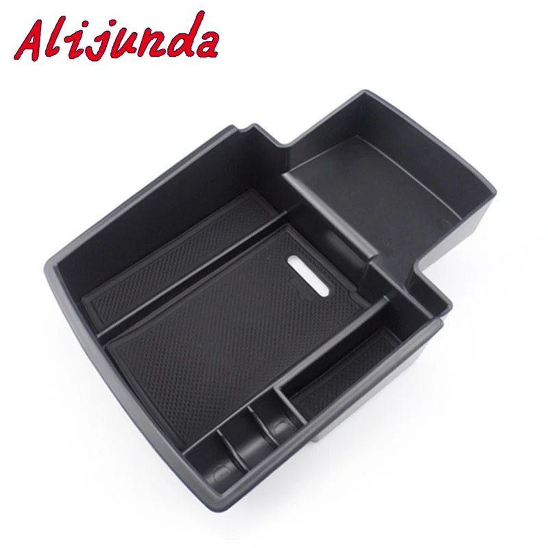 

Alijunda Carmonsons car organizer center armrest storage box container holder tray accessories for Audi q5 2009-2017 car styling