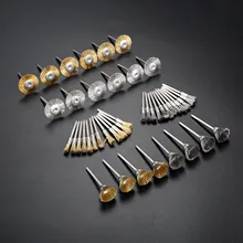 44Pcs Wheel Steel Brush Wire Set Tools Accessories Burr Abrasive Head Deburring Drill For Power Dremel Rotary Tools Polishing abrasive mounted stone points electric grinding accessories polishing head wheel tool for dremel rotary power tools