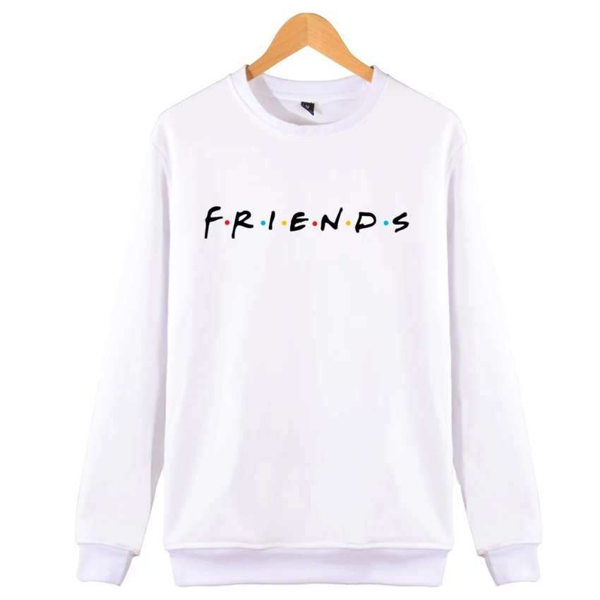 

Women FRIENDS Letter Hoodie Streetwear Friends Don't Lie Design Long Sleeve Hoodies Female Autumn Winter Thicken Sweatshirt
