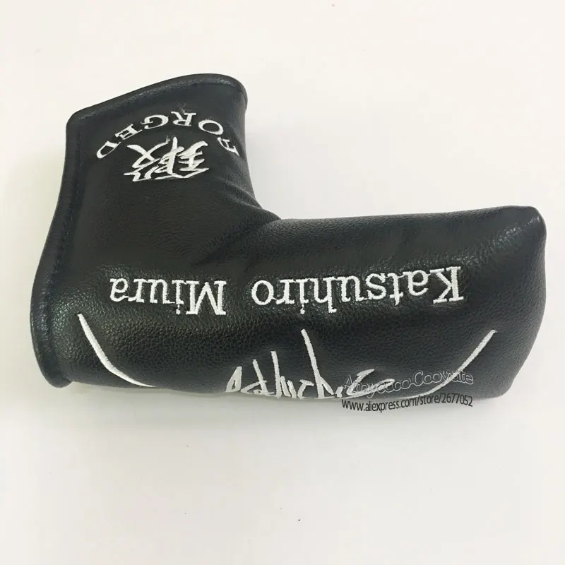 جديد نوادي غطاء رأس ميورا مضرب الغولف غطاء رأس عالية الجودة PU الأسود. للجنسين T الغولف غطاء الرأس شحن مجاني