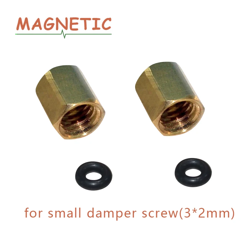 

50X Printer parts screw cap copper damper copper Cap for Small Ink Damper Screw with Copper Cap screw oring ring 3x2mm ink tube