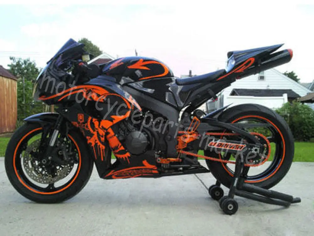 

ABS Plastic Injection Molding Fairing Bodywork kit For Honda CBR600RR CBR 600 RR 2007 2008 Motorcycle Fairings Black