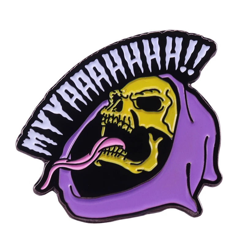 Skeletor Diavolo Spilla Masters Of The Universe He-Man Distintivo Halloween Goth Accessorio