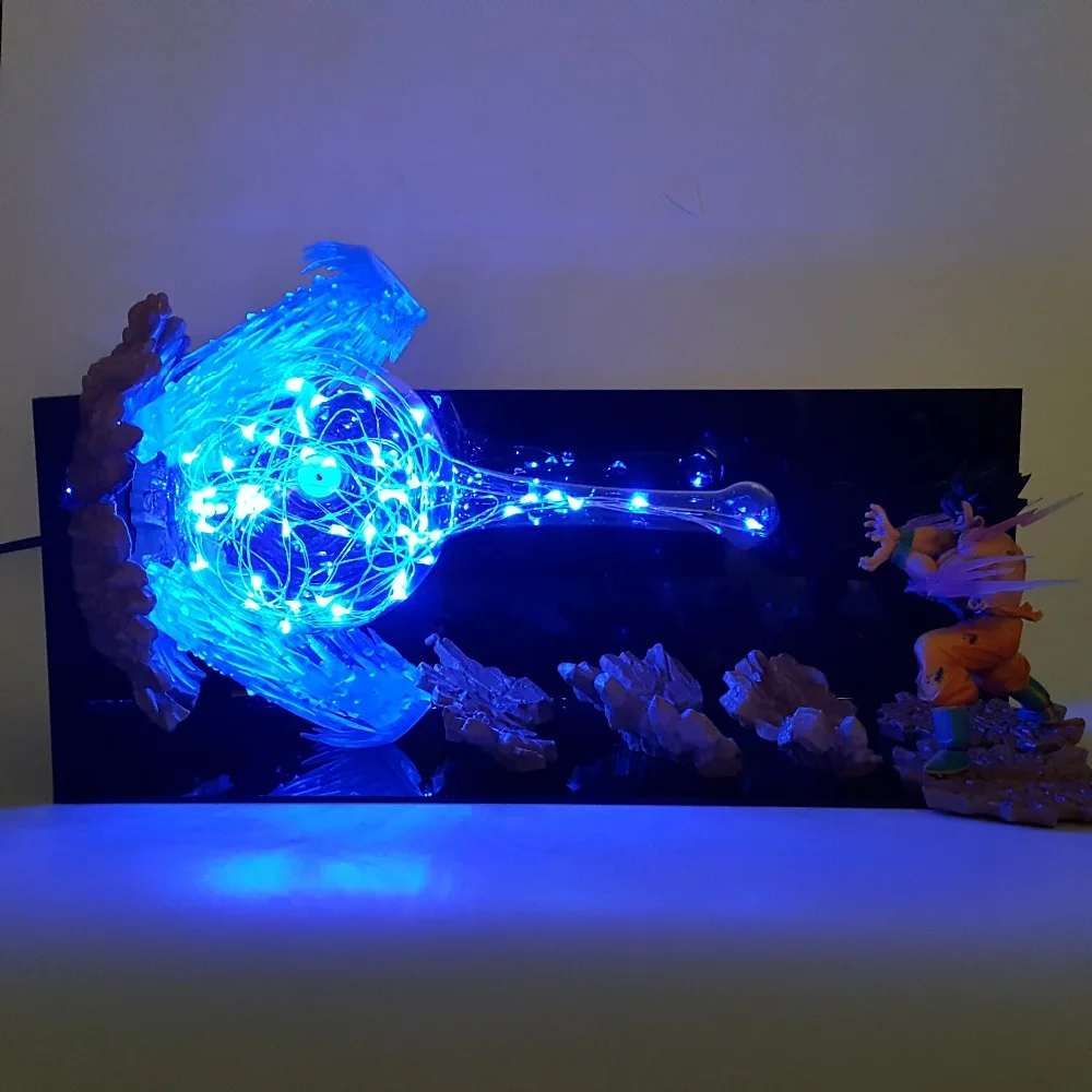  Dragon Ball Lamp Son Goku Kamehameha Led Night Lights Table Lamp Dragon Ball Z Super Saiyan DBZ Lam - 32955844228