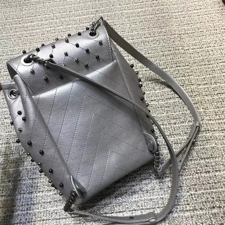 Mode La Célèbre De Designer À Simple Piste argent Noir Luxe Europe Sac Bagage Dos Marque Ww1147 Pliant Portable 45qCdwq