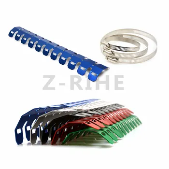 

for Hot Dirt Motorcycle Exhaust Muffler Pipe Leg Protector Heat Shield Cover For Yamaha XT 250 225 600 Super Tenere ES TW200 WR2