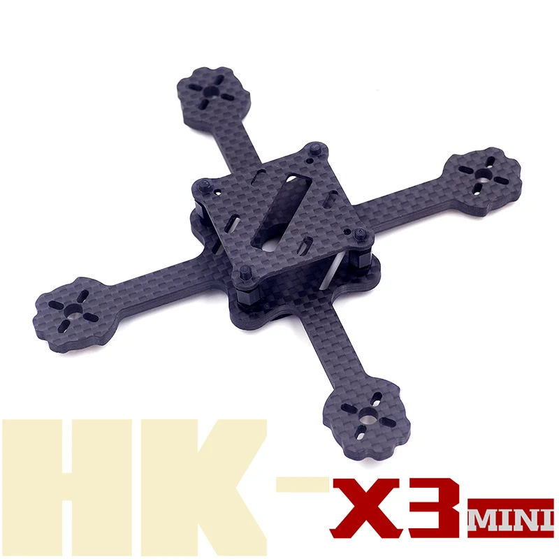 

QAV130 HK-X3 X3 112mm Mini Quadcopter Frame Kit with 3mm/4mm Arms for FPV Micro Drone 1104 BE1104 RS1306 Motor 3030