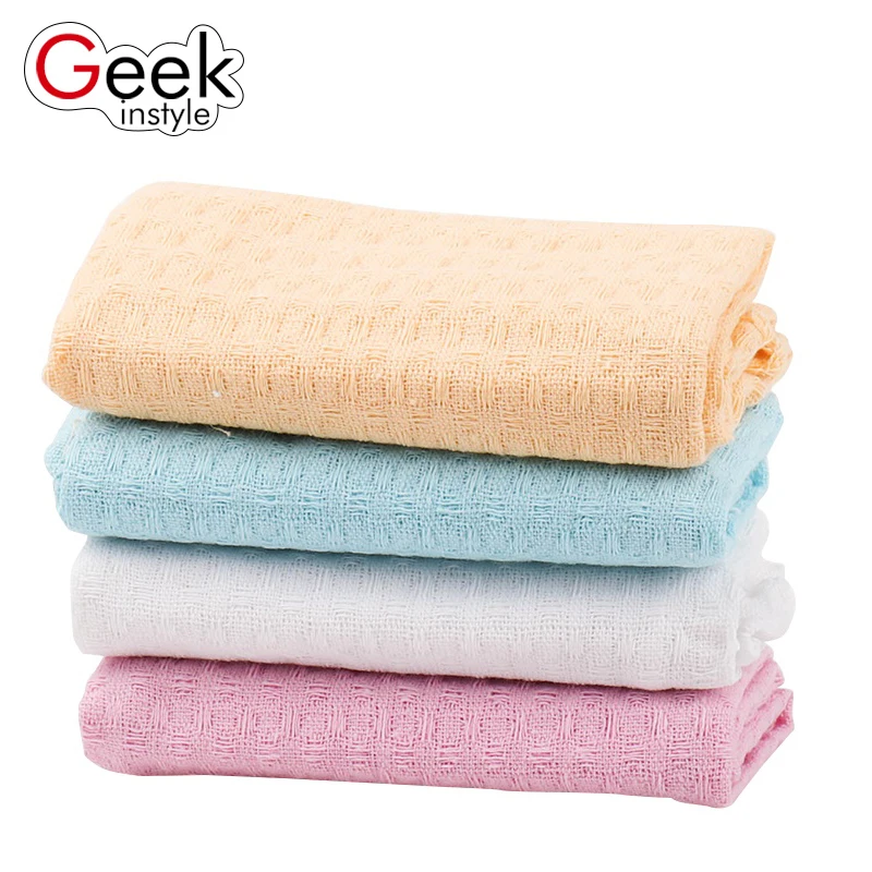 

Geekinstyle 4pcs/lot square cotton 30*30cm kitchen dish Cloth High-efficiency tableware Household Cleaning Towel