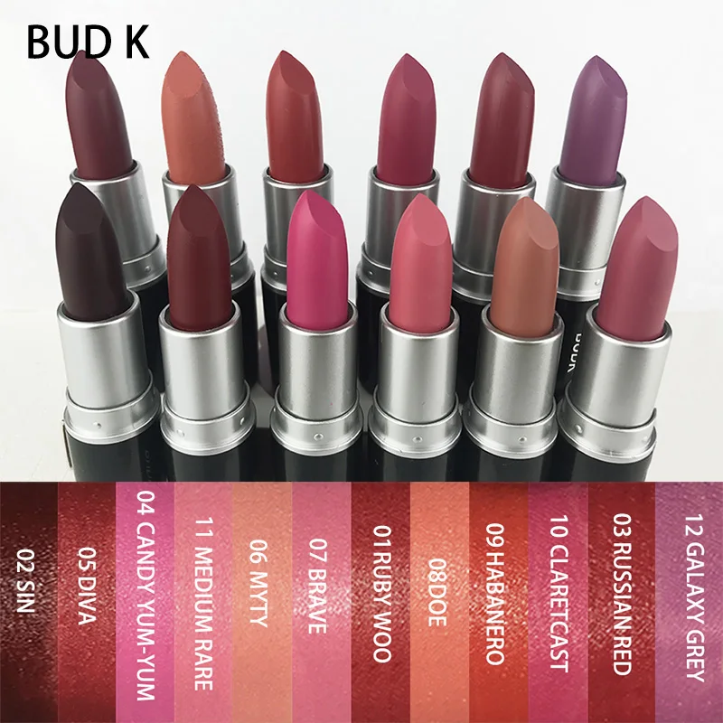 BUD K Brand Waterproof Vampire Brown Beauty Baby Lips Batom resistant lipstick long-lasting matte waterproof make up |