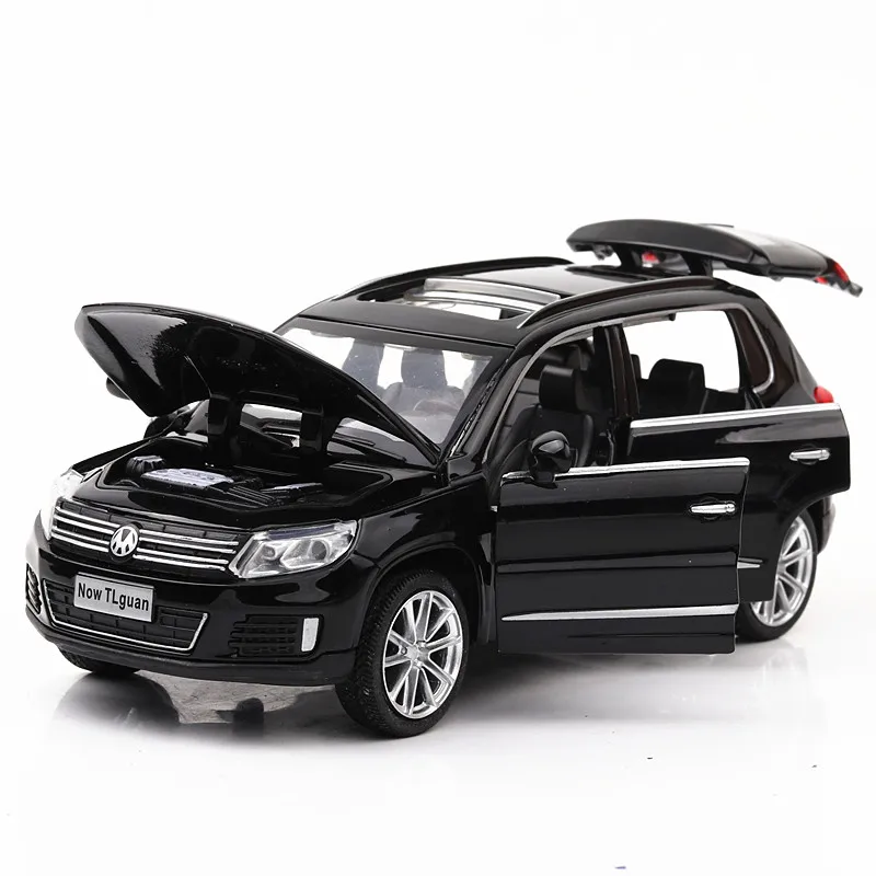 1/32 Diecasts & Toy Vehicles Tiguan SUV Car Model With Sound&Light Collection Car Toys For Boy Chil