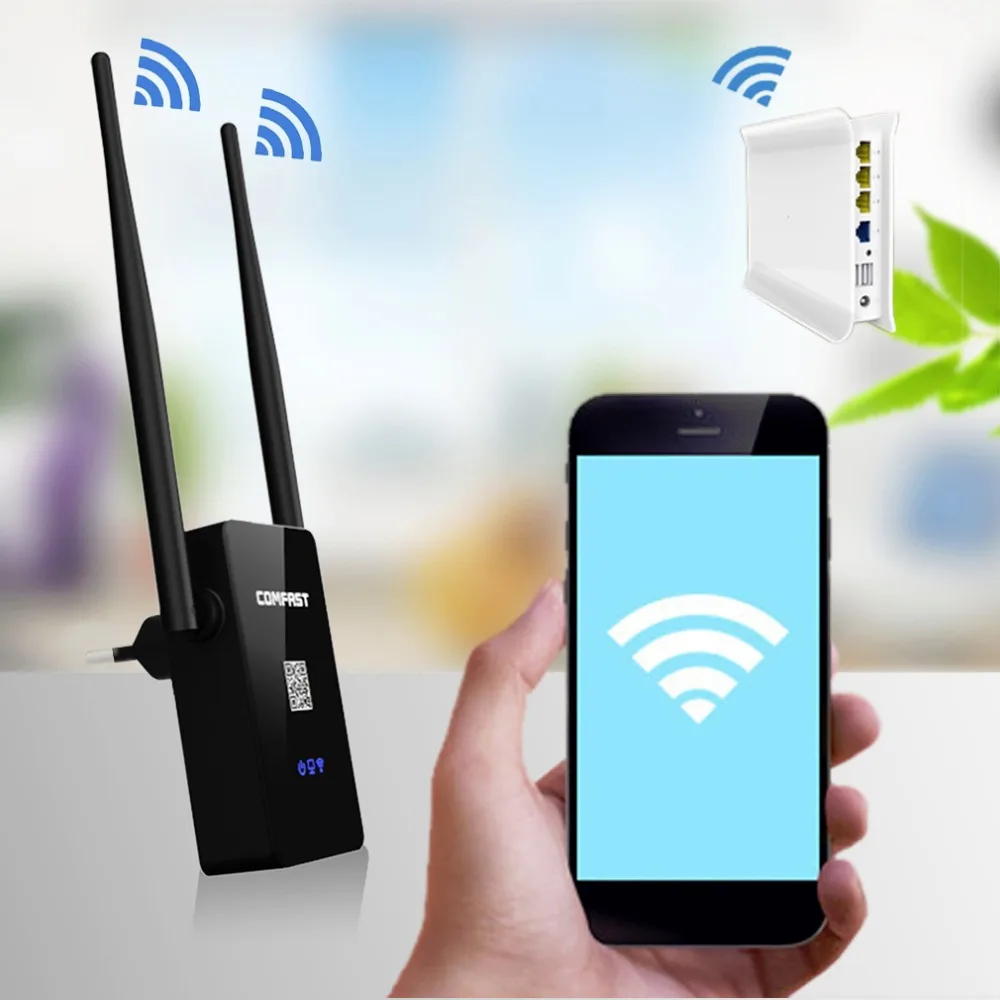 

New CF-WR750AC Professional Wireless Wifi Repeater 750Mbps Dual Band 2.4/5.8G Range Expander Signal Booster Extender