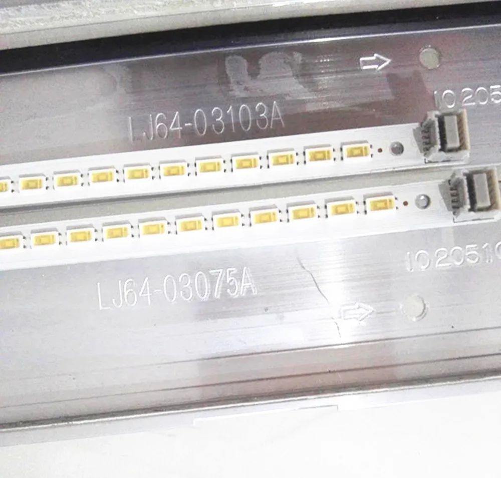 2 шт./лот светодиодный полосы для LCD-60DS20A экран JE600D3GV2 BX LG Innotek 60 дюймов 7030PKG 68EA R L-TYRE REV0.2 120611 68 светодиодный s 676 мм